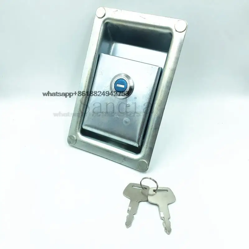 Excavator parts Side door lock cover for Hyundai Side door lock cap R210 High quality