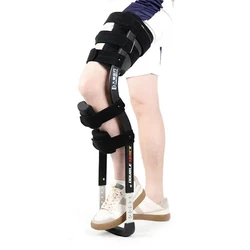 Rehabilitation Mobility Aids Knee Walker Single-Leg Telescoping Assisted Walking Training Stick Hands Free Crutch