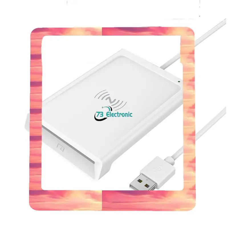 24-Hour Delivery Contact + NFC 2-In-1 Smart Card Reader PC-Linked Dual-Interface Smart Card Reader/Writer Contact PCSC Smart Car