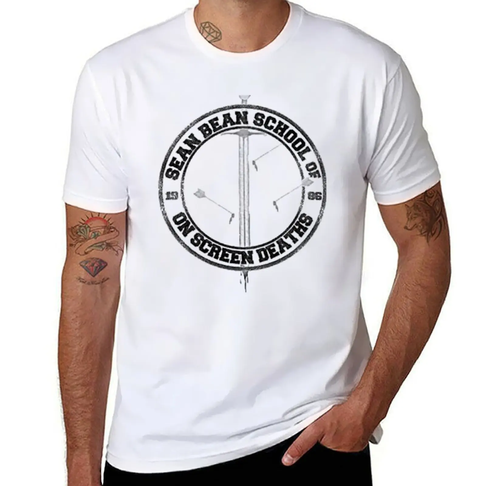

Sean Bean School of On Screen Deaths T-Shirt man t shirt summer t shirts designer T-Shirt