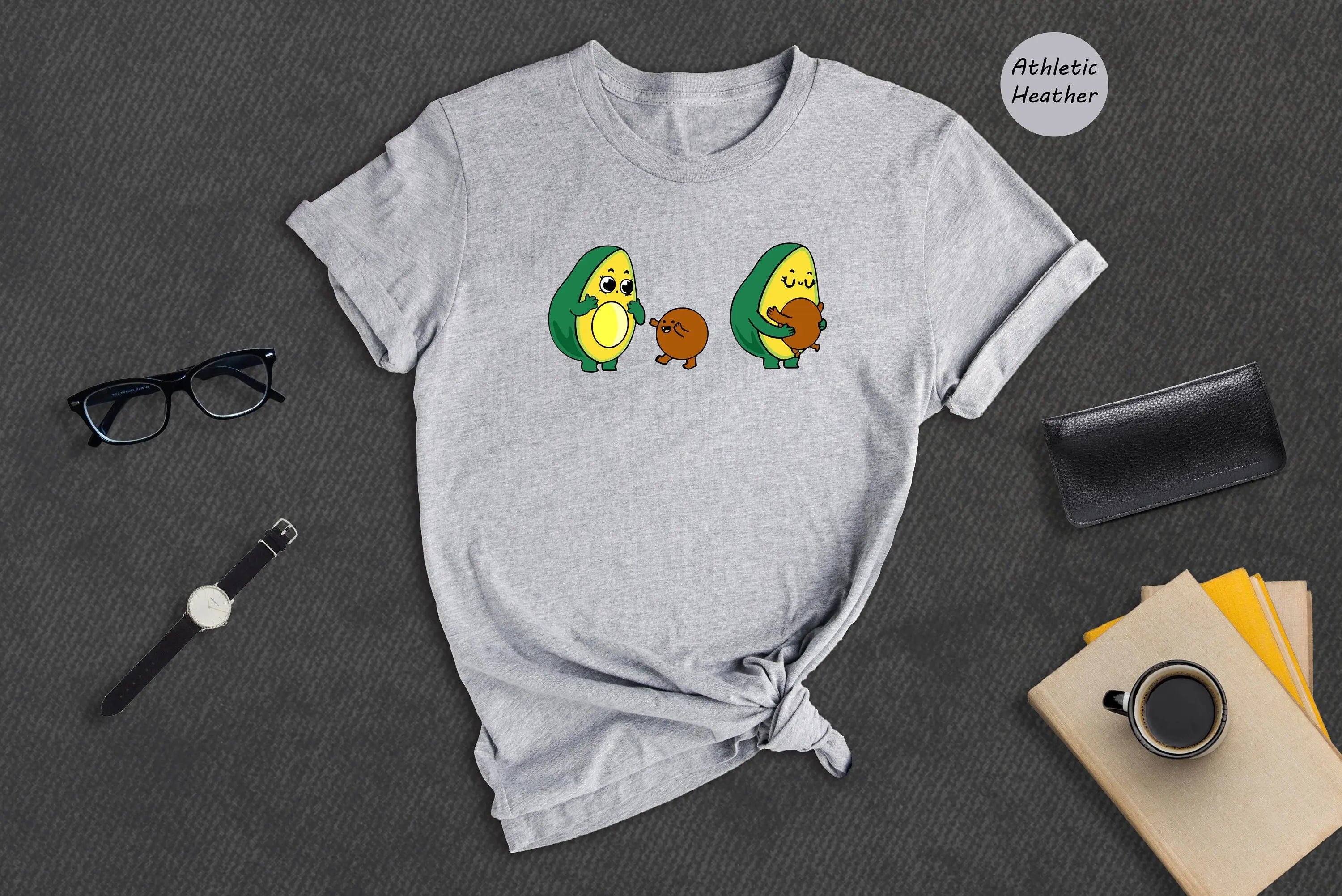 

Футболка с авокадо Mamacado, забавная футболка для мамы, Дня матери, S для