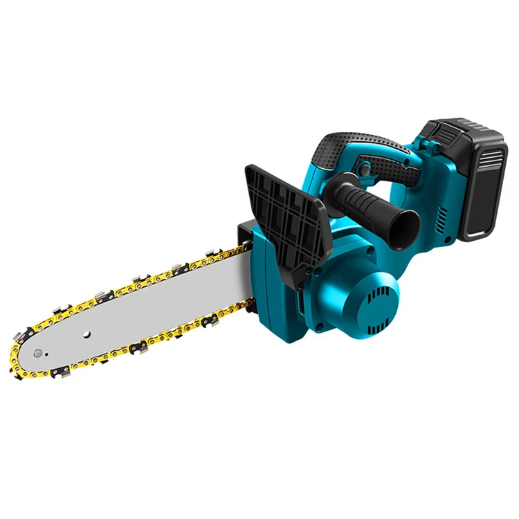 8 Portable Woodworking Logging Saw 21V Brushless Motor High-power Lithium Electric Chainsaw for Courtyard Branch Wood Cutting