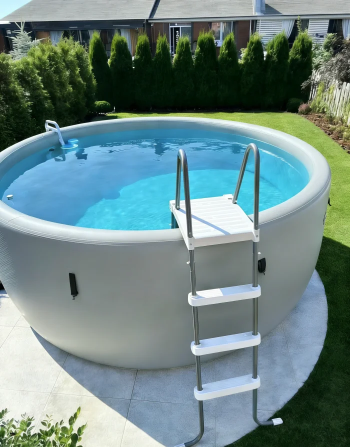 For Luxury Inflatable Above Ground Pool Deep Water Capacity Easy-Clean Inflatable Pool Safe Inflatable Pool for Kids m