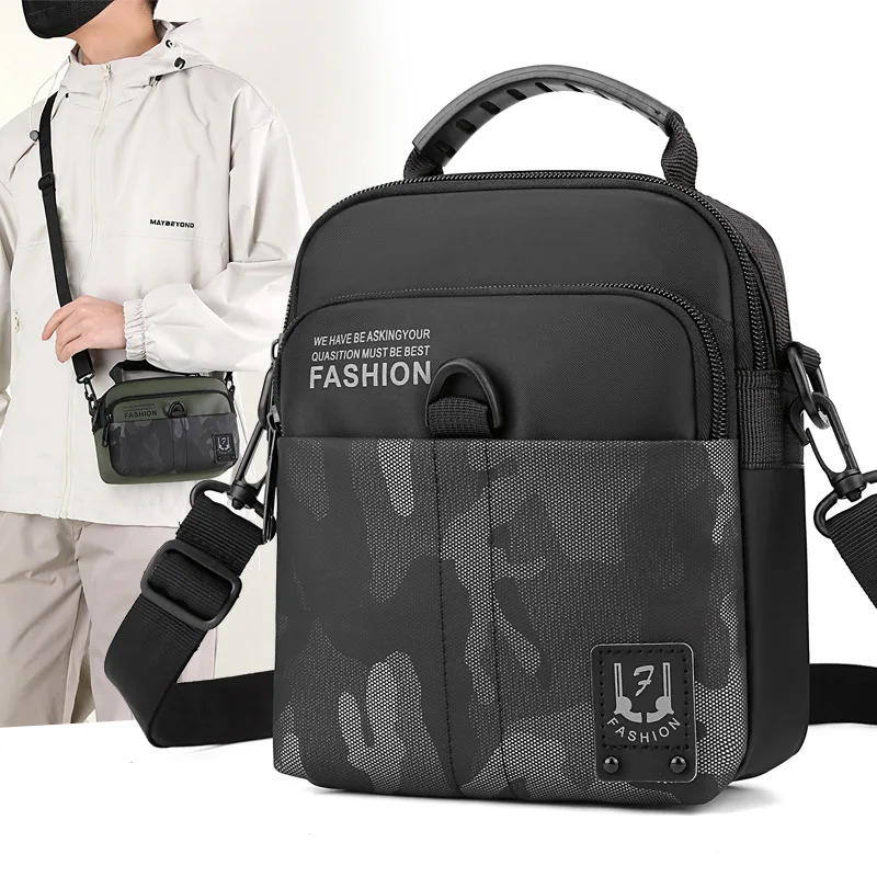 

Men Shoulder Cross Body Bag Fanny Waist Pack Nylon Military Outdoor Sports Travel Fashion Small Sling Messenger Bags Handbag