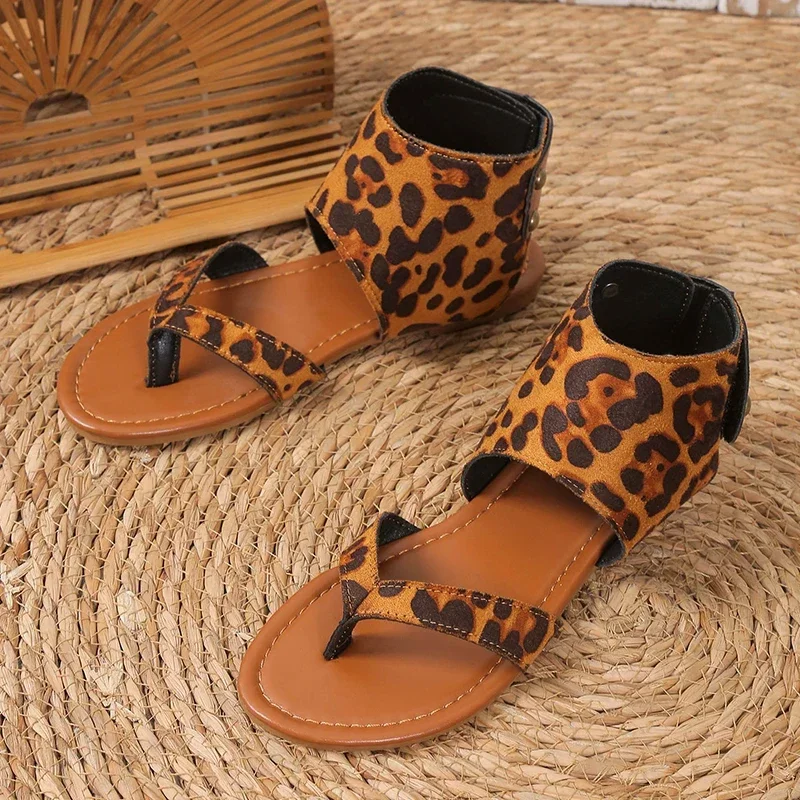 Sandalias De tacón ortopédico para Mujer, Zapatos con hebilla a la moda, Chanclas De playa, novedad verano