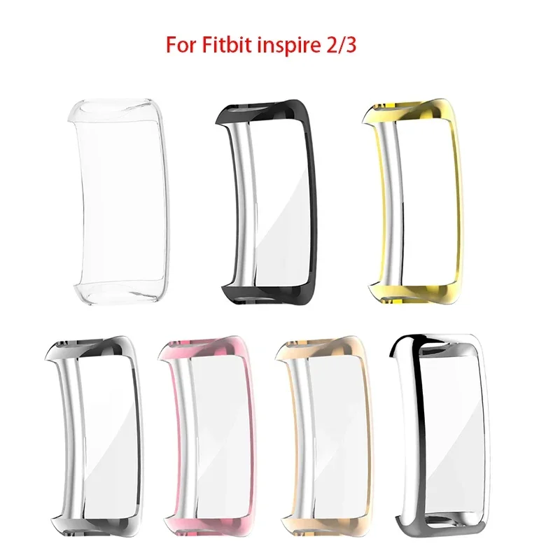 Soft TPU Full Cover Case für Fitbit Inspire 2/Inspire 3 Cover kratz feste Schutzhülle