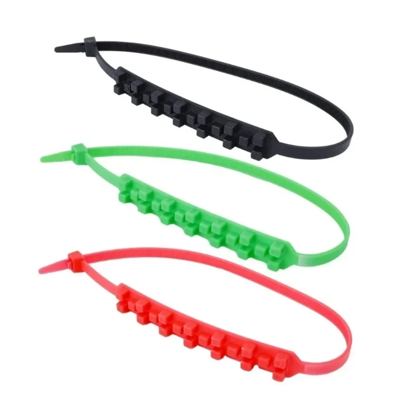 Cadena antinieve, ajustables para bridas cables antideslizantes para coche, bridas reutilizables