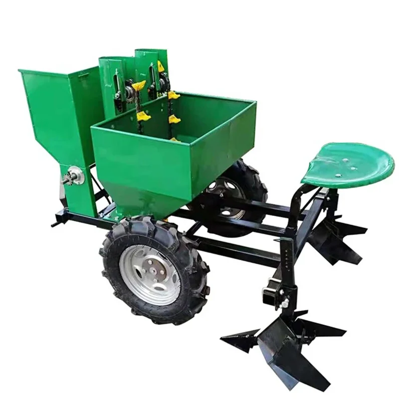 Potato Planter Four-Wheel Tractor Fertilization Film Drip Irrigation Machine Potato Planting Machine