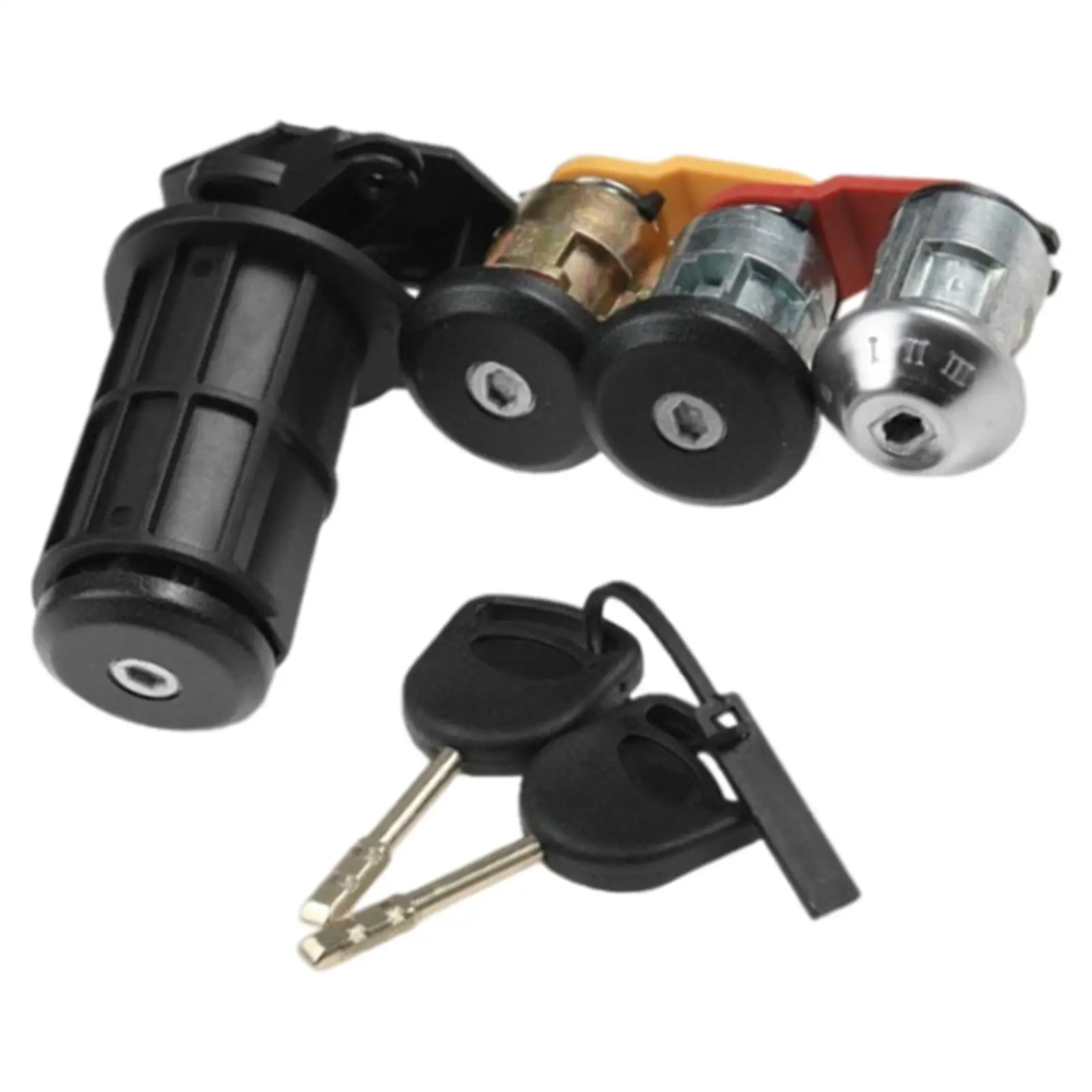 Door Lock Full Set, 7177664516 ,with 2 Keys Lock Cylinder Fit for Ford Ka Courier