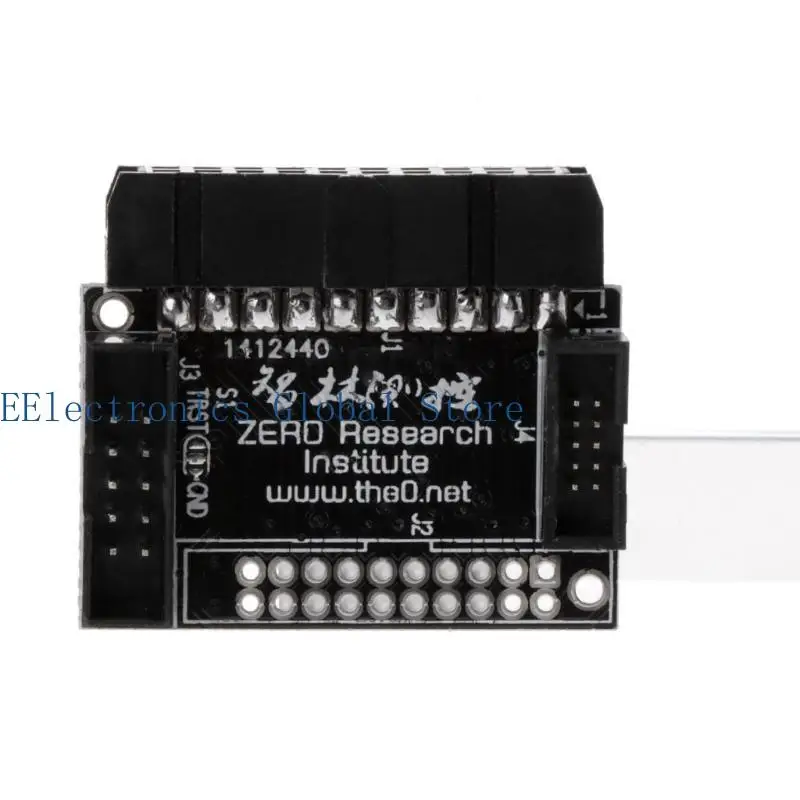 462B Professional 20-pin 2.54 Pitch JTAG Interface to 10-pin 2.0mm & 1.27mm Pitch SWD Interface Adapter Board Durable