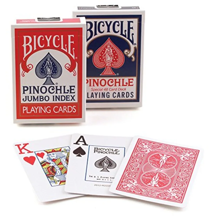

Pinochle Jumbo Playing Cards Pack of 12