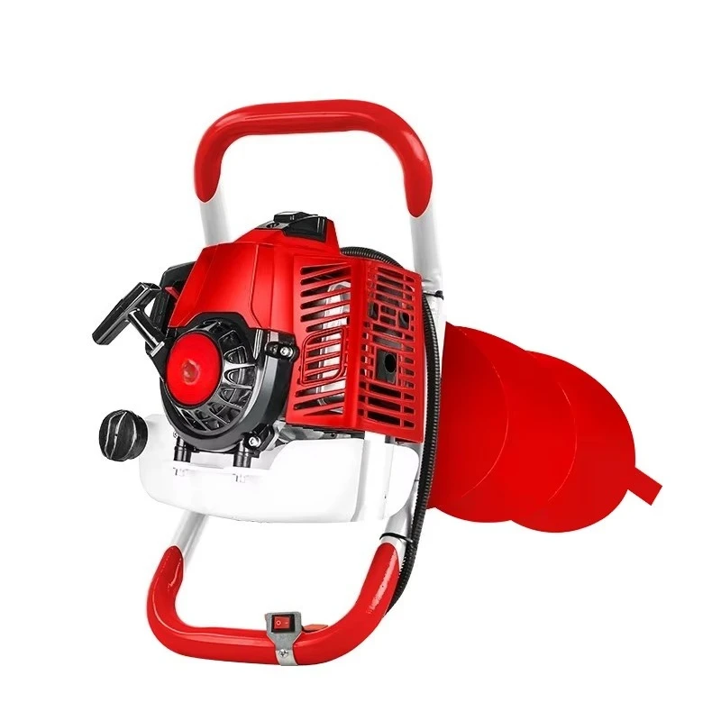 

High Quality Earth Auger 63cc Power 2 Stoke Ground Deep Post Hole Digger Drill Groundbreaking Tool