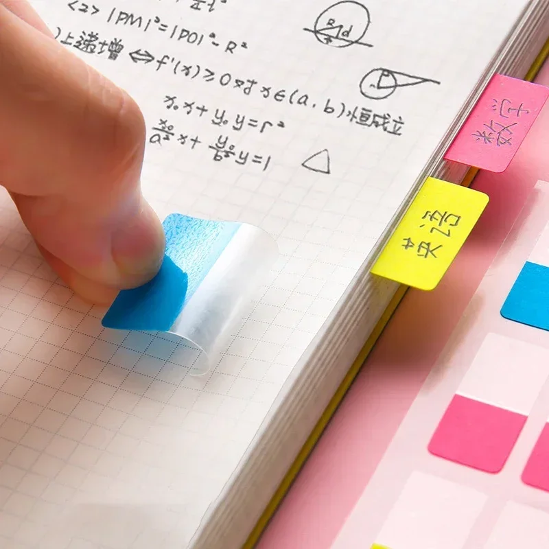 30/60/120pcs Sticky Notes Writable Index Stickers Classification Label Tags for Notebook Agenda Planner Adhesive Index Flags
