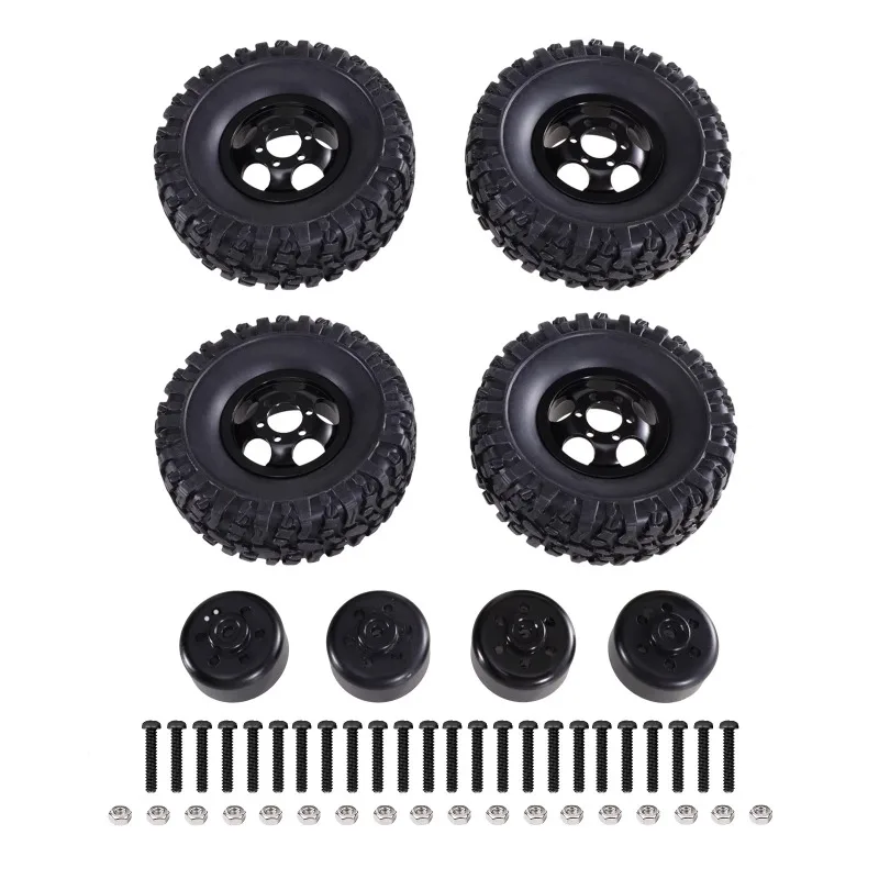 

Metal Keel Wheel Hub Tire for 1/12 Emulation Model Climbing Remote Control Car Upgrade DIY Accessories Through Modification