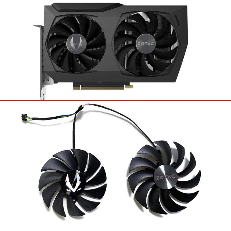 

Новый вентилятор охлаждения GA92S2U 87 мм 4PIN для ZOTAC GeForce RTX 3070 Twin Edge RTX 3070Ti CF9015H12S вентилятор графической карты