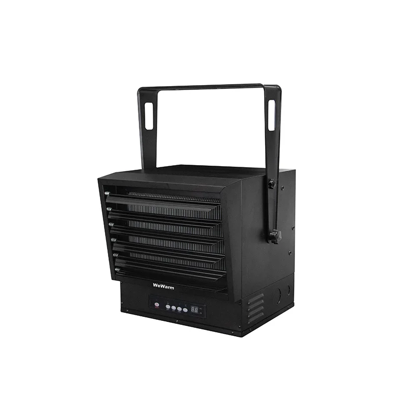 Commercial Heavy Gauge Steel Body Ceiling Mounted High-power 15000w Fan Forced Industrial Space Heater with Remote