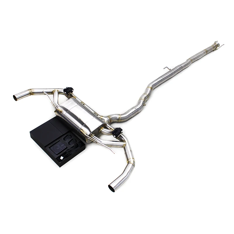

YK Valvetronic Catback For Mercedes-Benz A45 S AMG W177 2.0 2020-2023 Brushed Stainless Steel 1.5mm Exhaust Pipe Remote Control
