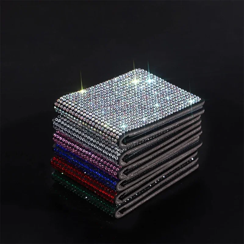 Rhinestone Diamond Car Driver License Holder Cover for Car Driving Documents Business Holder Bling Car Accessories for Women