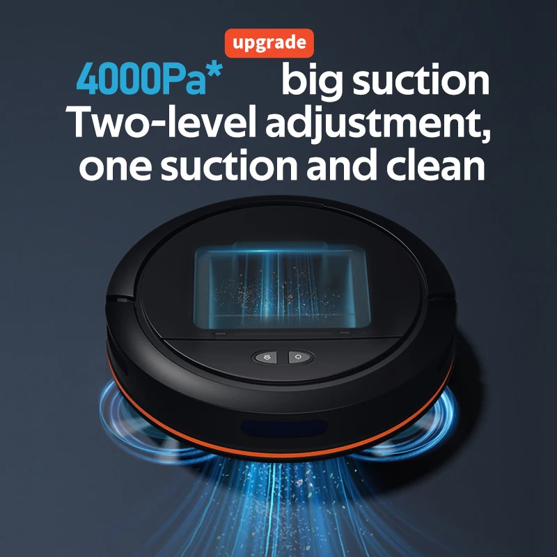 Aspirateur robot Mi 4000PA, recharge automatique, vadrouille intelligente pour maison, livres d\'installation, support et séchage, outils pour livres