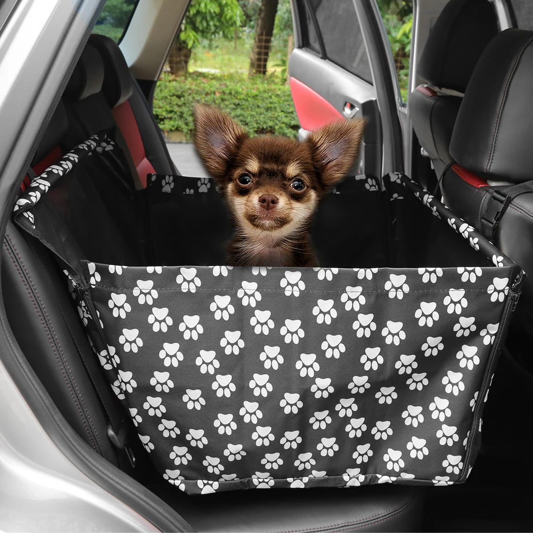 

UXCELL Dog Car Back Seat Cover Waterproof Pet Travel Dog Beds Hammock Car Rear Back Protector Mats Safety Carrier For Dogs