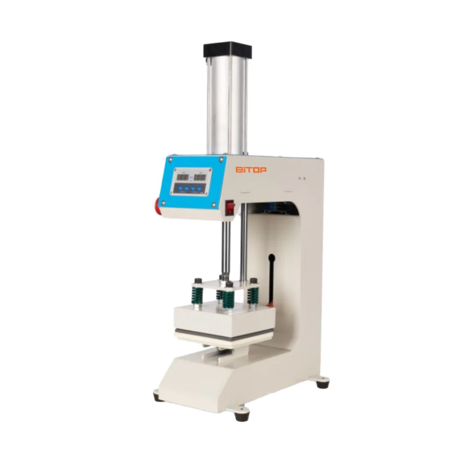 

BT1515D Factory Wholesale Single Station Automatic Logo Pneumatic Sublimation Machine 15*15 Heat Press Machine for T-shirt Logo