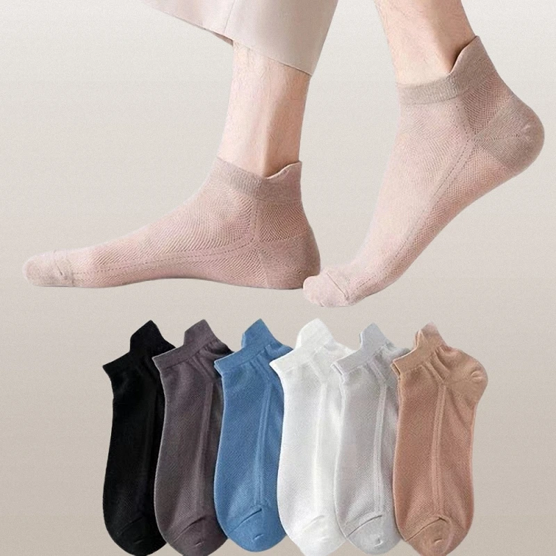 6/12 Paar Herren Sommer lässig niedrig geschnittene Socken unten Deodorant schweiß absorbierend Sommer dünne Sport atmungsaktive flache Boots socken