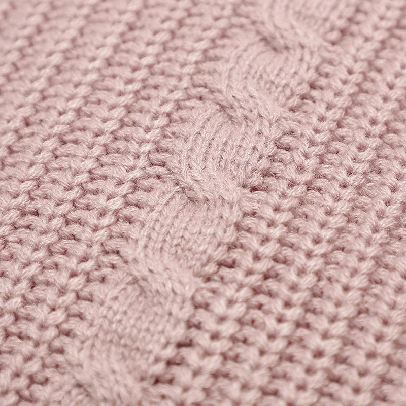 بلون الوليد الطفل قماط البطانيات تنفس تريكو الرضع الأمن البطانيات لينة الاكريليك طفل تلقي البطانيات