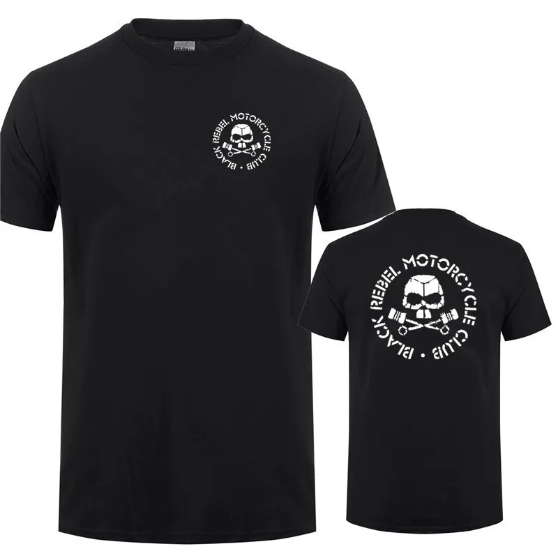 Black Rebel Motorcycle Club T Shirt Summer Men Cool Cotton Short Sleeve MC Black Rebel T-shirts Unisex Gift Tops Tee LH-095