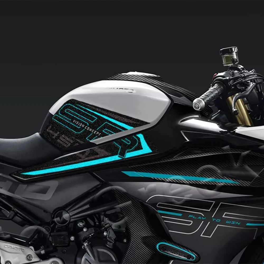 For CF 450SR 450sr 2022-2025 Motorcycle Fuel Tank Pad Sticker Frosted Gas Cap Protector Decal Accessories Waterproof