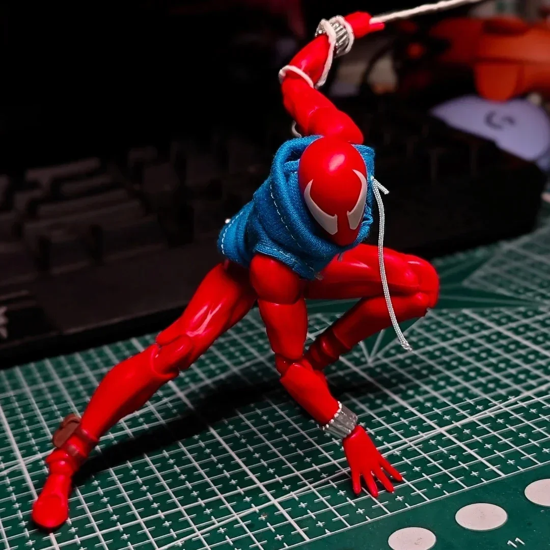متوفر في المخزون ألعاب Ct القرمزي العنكبوت سبايدرمان مافيكس 186 النسخة الهزلية المذهلة الرجل العنكبوت أنيمي عمل الشكل لعبة الهدايا المخصصة