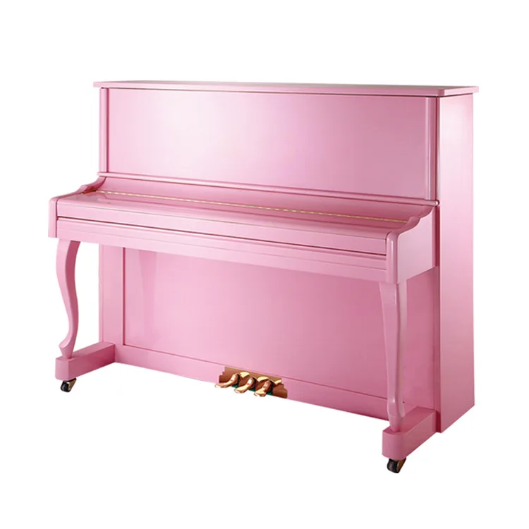 

Hooqu Brand New Upright Piano Pink Children's Piano Professional Player Home Cute Piano