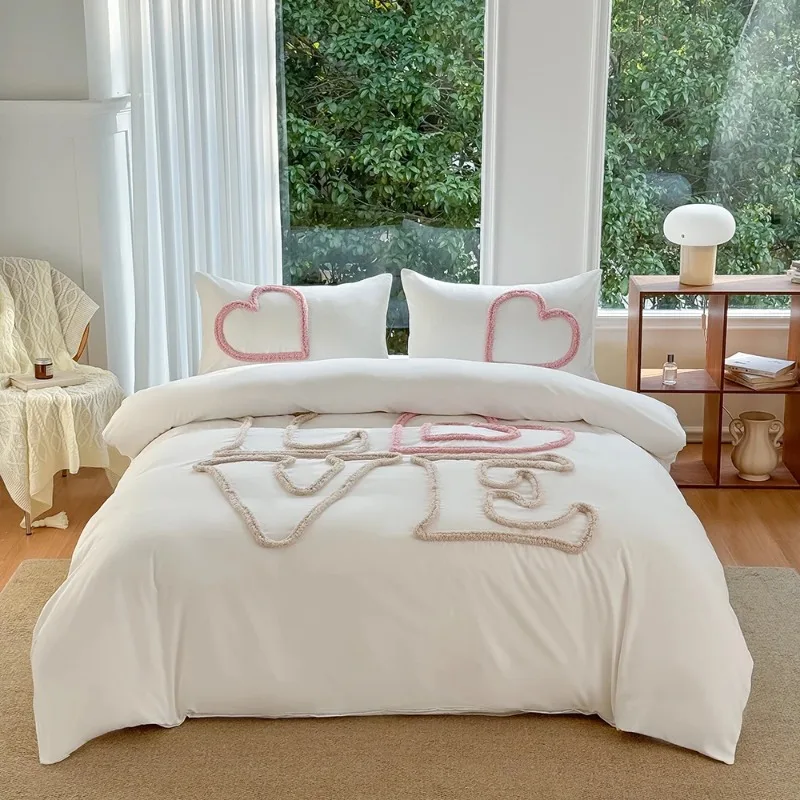 Duvet Cover Bedding Set Twin Full Queen King Size 135x200 Nordic Quilt Cover 240x220 Double Single Floral Bed Linen 200x200