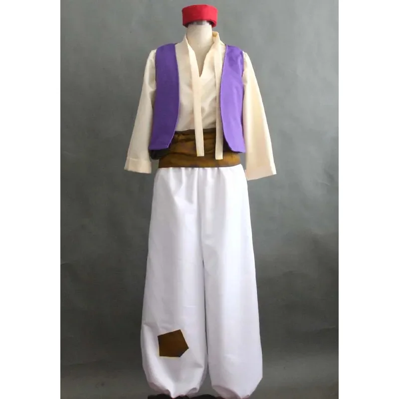 Aladdin Prince Aladdin Costume For Adult Man Halloween Party Movie Cosplay Costume Custom Made