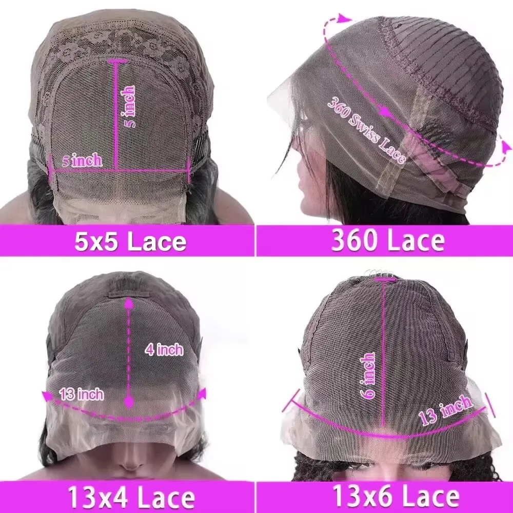 200% الكثافة 46 بوصة شعر مستعار موجة عميقة شعر ريمي 13x4 13x6 HD الدانتيل الباروكة الأمامية عالية كامل الدانتيل أمامي الشعر البشري للنساء #6