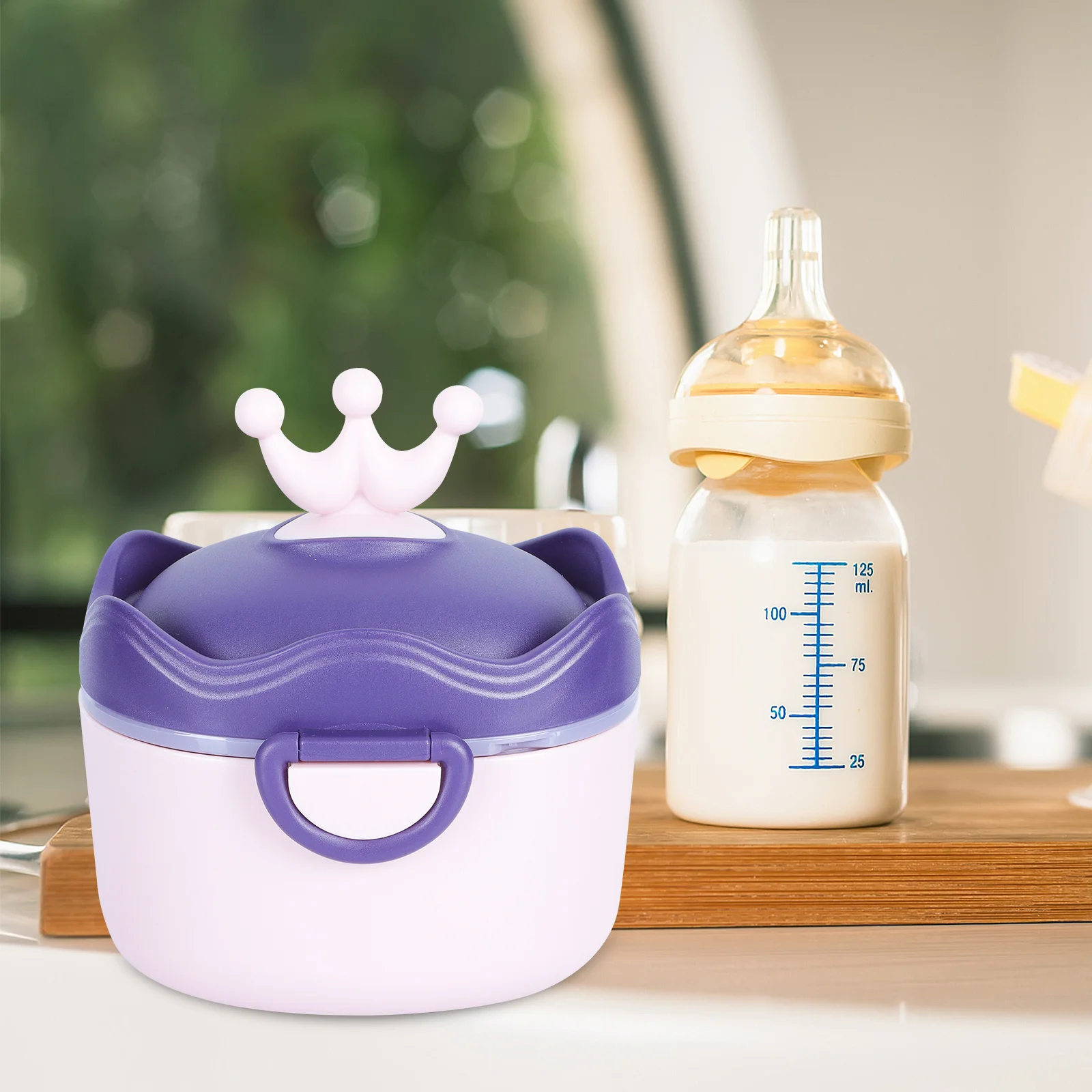 1 Stuks 330Ml Babymelk Opbergdoos Draagbare Bpa-vrij Verzegelde Poeder Container Lichtgewicht Snack Keeper Voor Outdoor reizen Gebruik