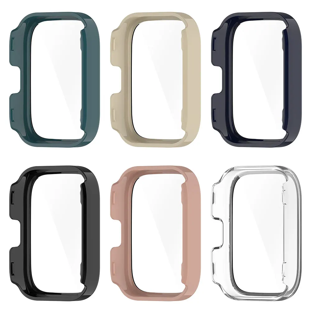 PC Horloge Beschermhoes Cover Voor Huami Amazfit Bip5 Unity SmartWatch Schokbestendig Full Screen Protector Shell/W Gehard Film