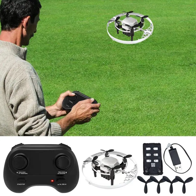 Mini RC Stunt Drone Stunt Rolling Drone Dron Height Keep Drones Helicopter Fall-Resistant Combat Drone For Adult Children Toys