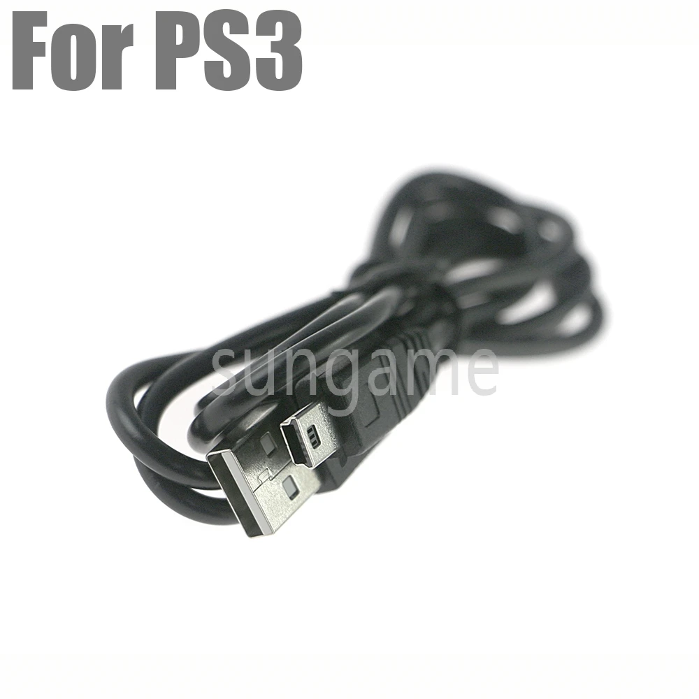 10pcs 1/1.8/3 Meters USB Charger Power Cable Cord For Sony PS3 Handle Controller