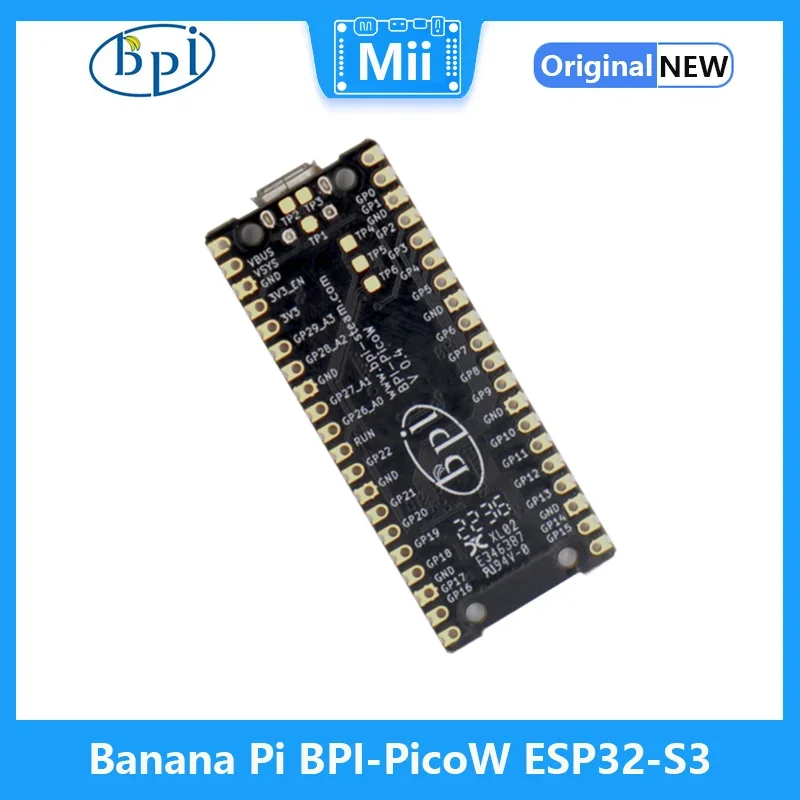 Banana Pi BPI-PicoW ESP32-S3 Xtensa 32 bit LX7 Dual Core Ultra-low Power 10uA With WIFI BT Run CircuitPython Microcontrollers