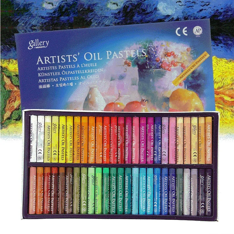 

12/25/50 Washable Children Oil Pastel Soft Stick Non Toxic 오일파스텔 ArtistProfessional Painting Drawing Graffiti Art Crayons Round