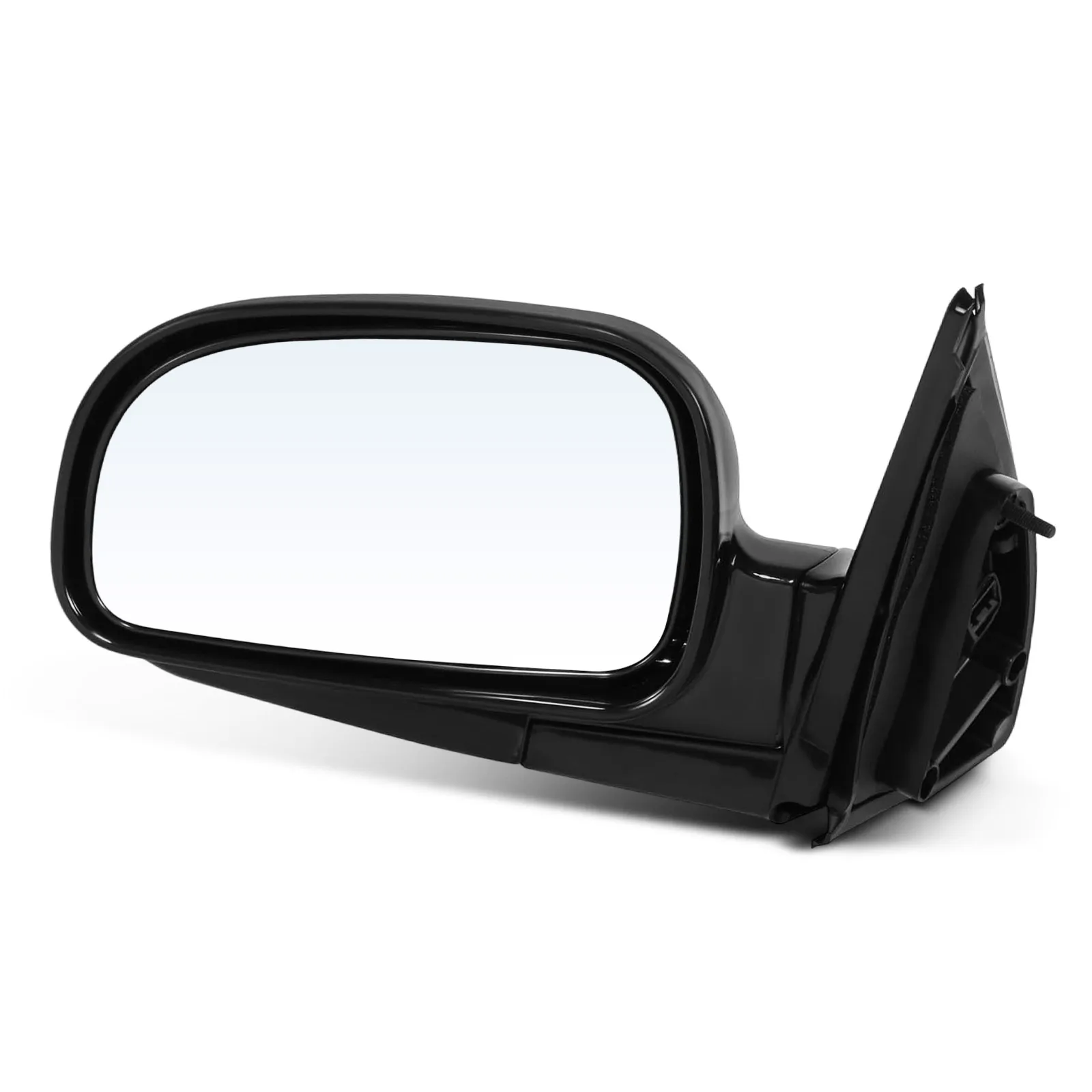 A-Premium Driver Side Power Door Mirror for Hyundai Santa Fe 2003-2004 Power Folding Smooth Black