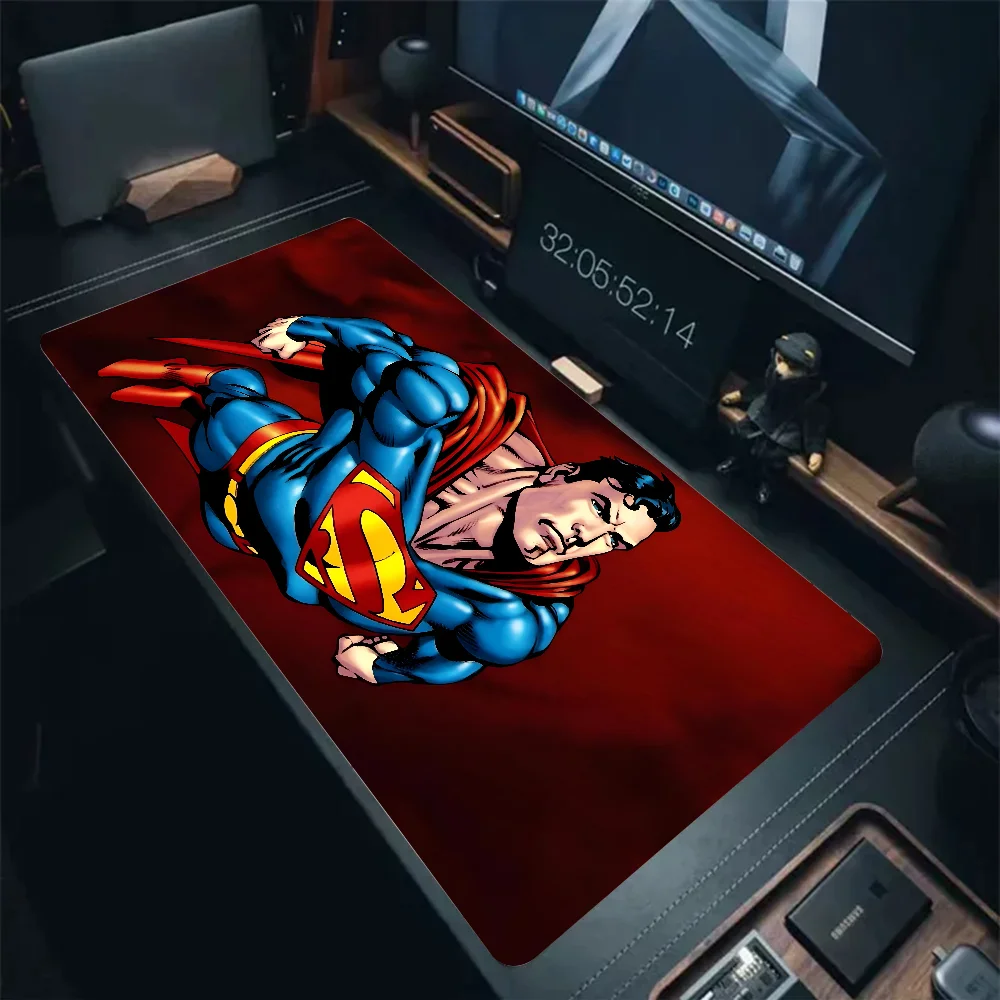 1pc Superman Mouse Pad Mouse Mat Desk Mat With Pad Gaming Accessories Prime Gaming XXL