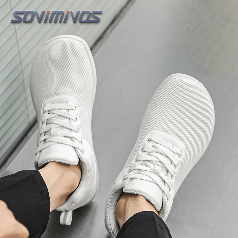 

Unisex Barefoot Sneakers Women Men Wide Toe Minimalist Zero Drop Shoes Non Slip Lace Up Casual Sneaker Tenis Masculino Hombre