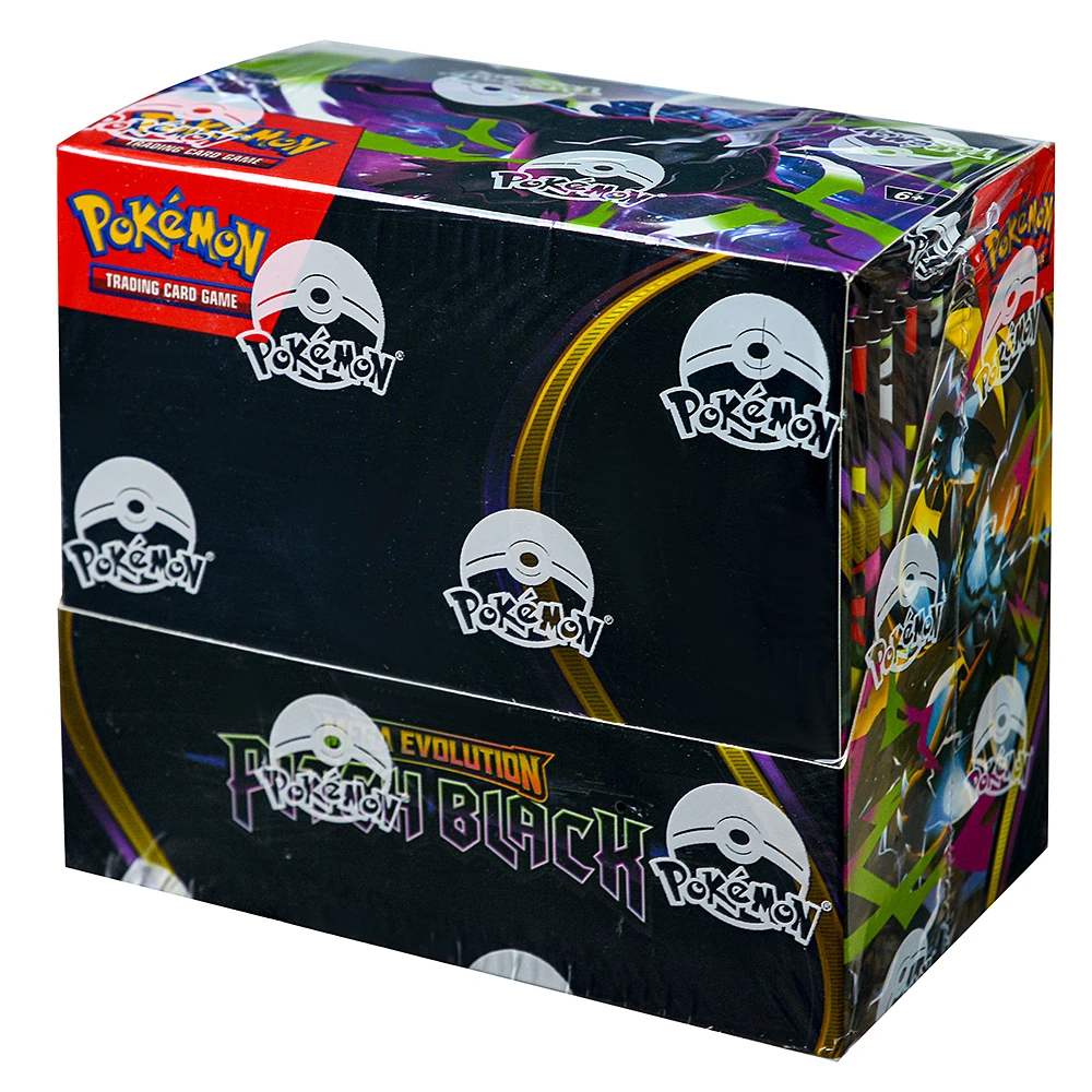 360Pcs English Pokémon TCG: Mega Evolution Pitch black Booster Box Pokemon trade card 36 Pack Box
