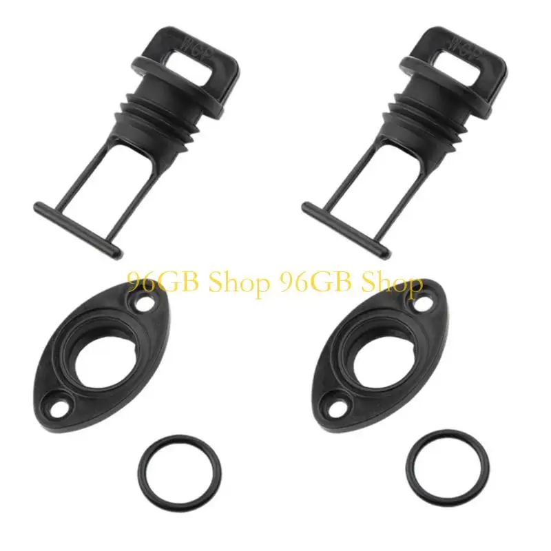 

96GB Drain Plug with O Rings and Base Replace 292000187 Gas Repair Drain Base For Water Sports Equipment
