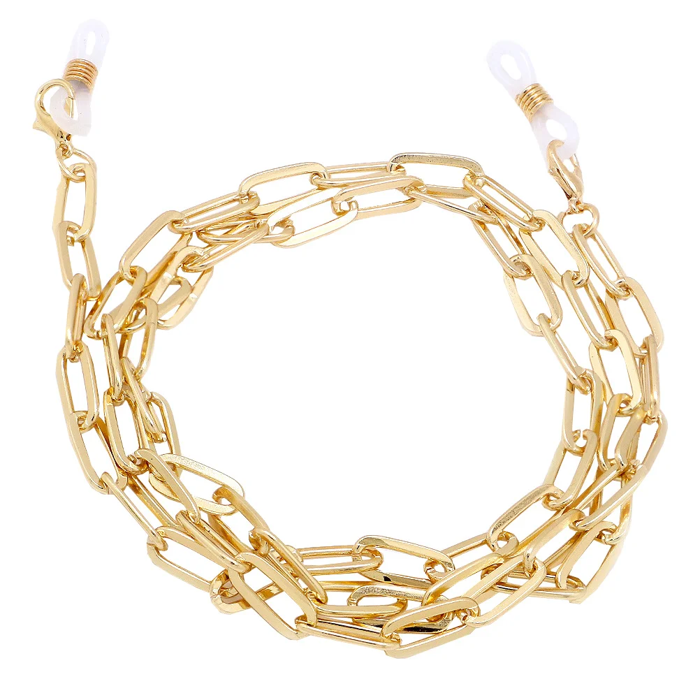 

Golden Glasses Chain Lanyard Mask Chains Necklace Eyeglasses for Women Alloy Miss