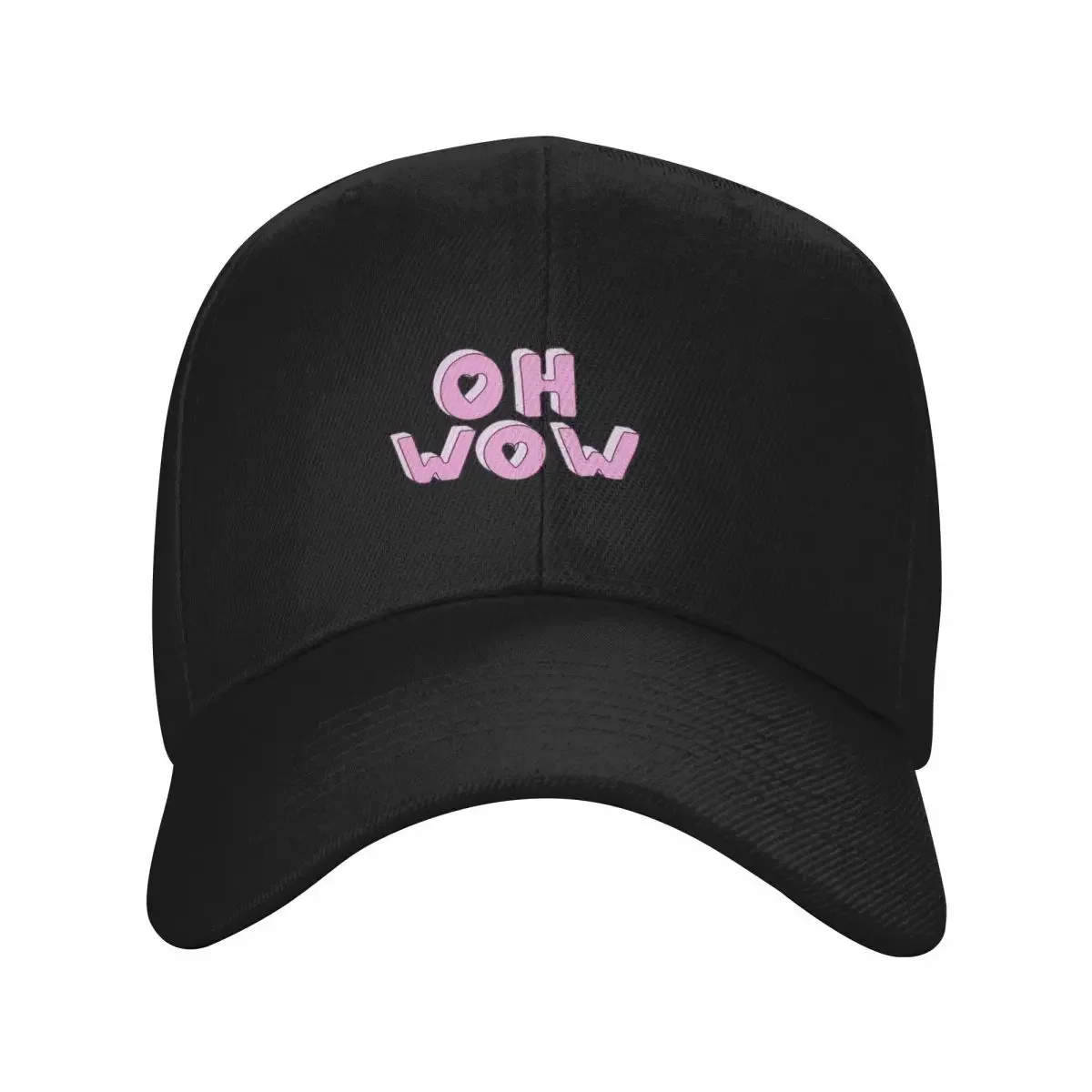 

Inscription Oh Wow Sticker Baseball Cap tea Hat Luxury Cap Gentleman Hat Kids Hat Women's Hats 2025 Men's
