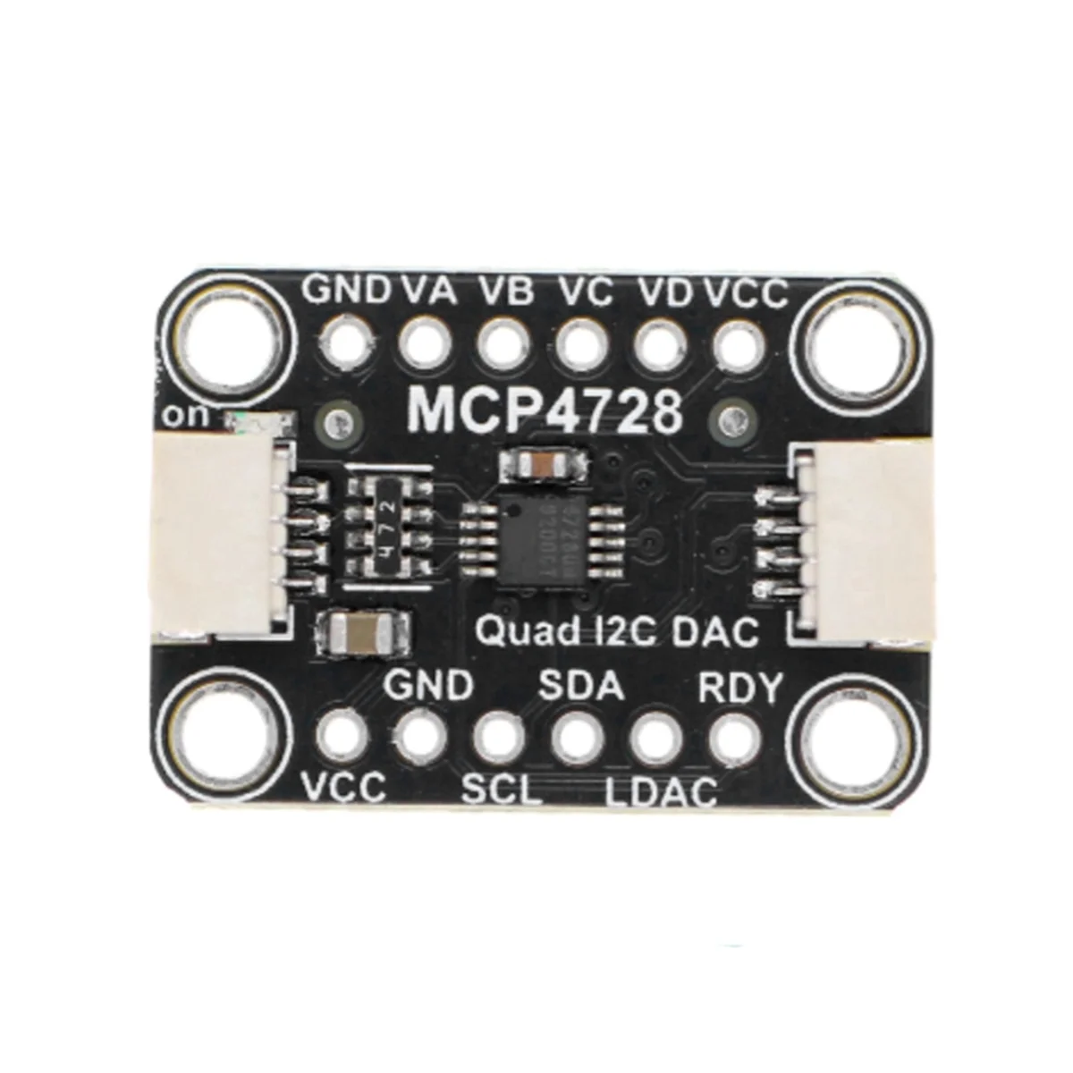 DTD545-HOT-MCP4728 Quad Output Sensor Module with EEPROM Module Compatible with STEMMA QT Qwiic