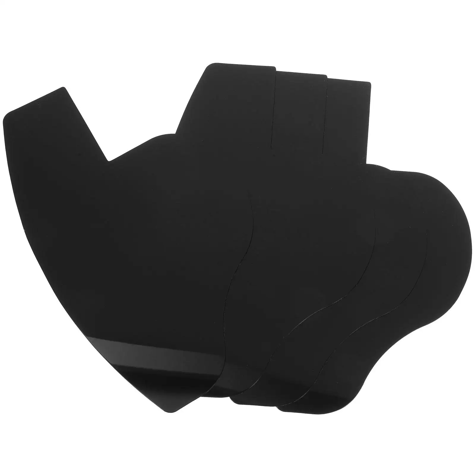 

Card Beard Thick Optimization Board Inkjet Bezel Hairstyle Design 4pcs (Black) Shaper Face Trimmer for
