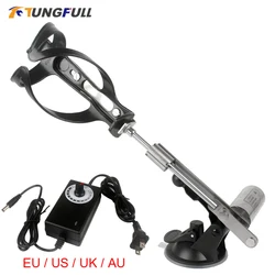DC 3-24V Mini Telescopic Linear Actuator 39mm Stroke with Coke Cup 30~270RP Adjustable Speed Small Reciprocating Mechanism Motor